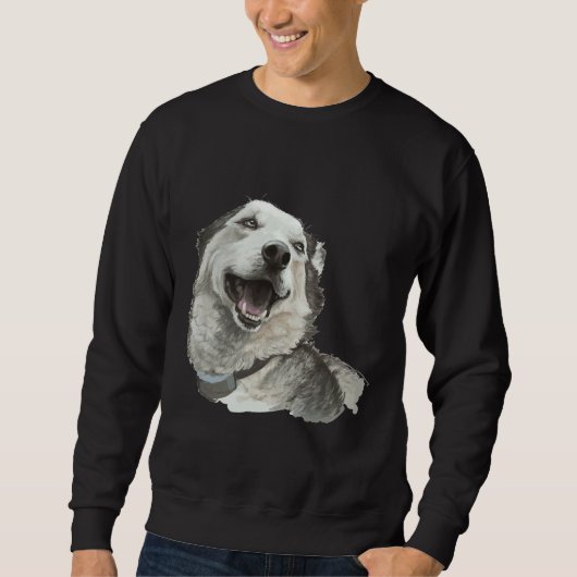 Sweatshirt Sky Husky 32 (Devant)