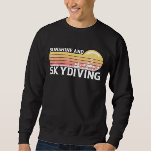 Sweatshirt Skydiver Parachute Sunshine Graphiques
