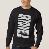 Sweatshirt Skydiving Skydiver Parachute BASE Jump Plane (Devant)