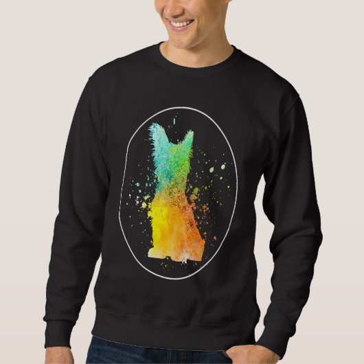 Sweatshirt Skye Terrier Vintage  1 (Devant)