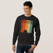 Sweatshirt Skyline de Beyrouth (Devant entier)