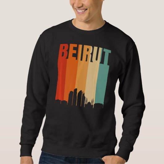 Sweatshirt Skyline de Beyrouth (Devant)
