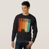 Sweatshirt Skyline de Beyrouth (Devant entier)