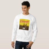 Sweatshirt Skyline de l'Illinois (Devant entier)