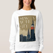 Sweatshirt Skyline de New York (Devant)