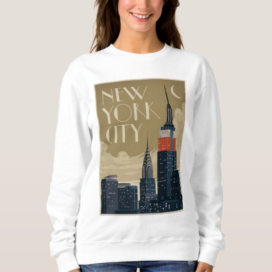 Sweatshirt Skyline de New York (Devant)