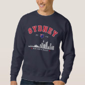 Sweatshirt Skyline of Sydney, Australia (Devant)