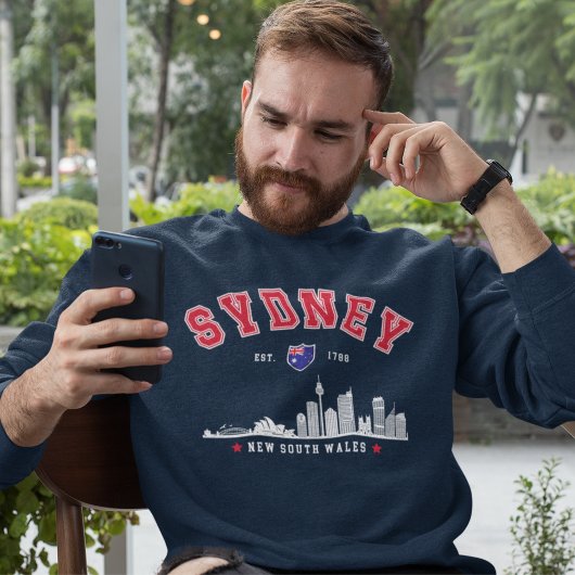 Sweatshirt Skyline of Sydney, Australia