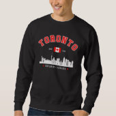 Sweatshirt Skyline View of Toronto, Canada (Devant)