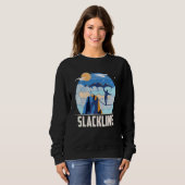 Sweatshirt Slacker Slackline Slackline Highline Balance (Devant entier)