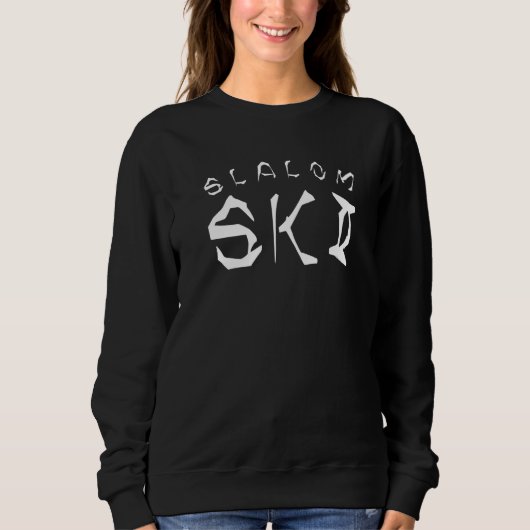 Sweatshirt Slalom Ski Skiers Skiing Skier (Devant)