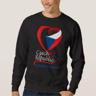 Sweatshirt Slavkov U Brna République Tchèque Emblème Drapeau