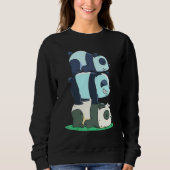 Sweatshirt Sleepy Forêt Animal chinois faune Panda Ours (Devant)