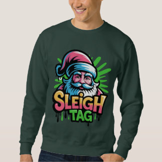 Sweatshirt Sleigh Tag — Urban Santa Emblem Tee