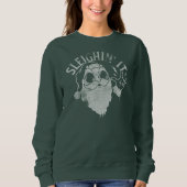 Sweatshirt Sleighin It Funny Père Noël Sleigh Noël (Devant)