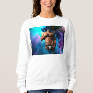 Sweatshirt SlipperyJoe homme musclé sous-vêtements bulle dyna