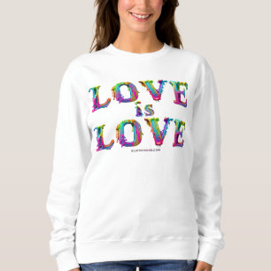 Sweatshirt SlipperyJoe l'amour est l'amour dégoulinant dynami