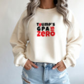 Sweatshirt slogan de protestation des étudiants anti-Trump ro