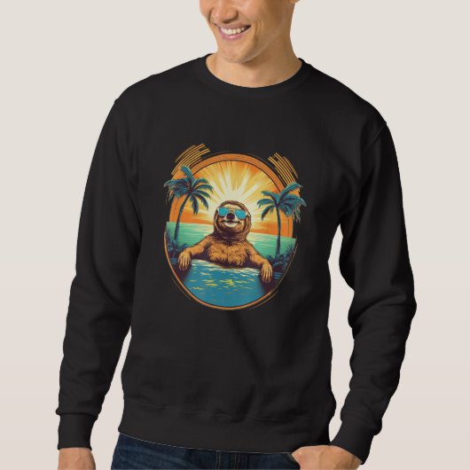 Sweatshirt Sloth   Animal Men Women Kids 6 (Devant)