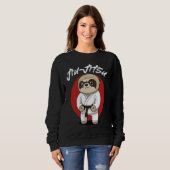 Sweatshirt Sloth Brazilian Jiu Jitsu and Grappling (Devant entier)