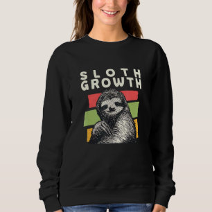 Sweatshirt Sloth Croissance Profession Humour Carrière Lazy S