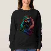 Sweatshirt Sloth DJ (Devant)
