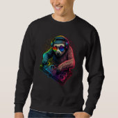 Sweatshirt Sloth DJ  4 (Devant)