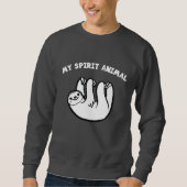 Sweatshirt Sloth Est Mon Esprit Animal (Devant)