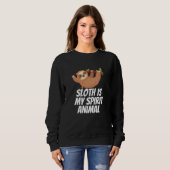 Sweatshirt Sloth Est Mon Esprit Animal (Devant entier)
