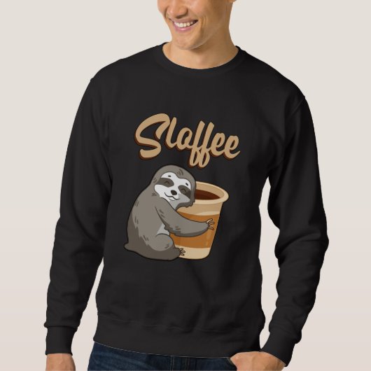 Sweatshirt Sloth Lazy Sloths Sloffee Sleeping Funny Idée cade (Devant)