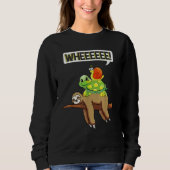 Sweatshirt Sloth Pictures Turtle Decor Snail Shells Snails Sl (Devant)