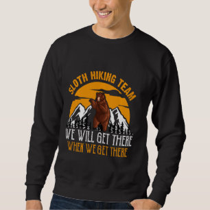 Sweatshirt Sloth Randonnée Team Mountain Camping Outdoor Trav