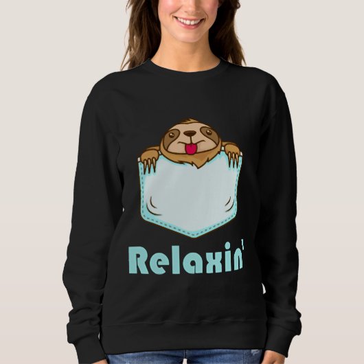 Sweatshirt Sloth Relaxin (Devant)