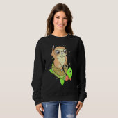 Sweatshirt Sloth Riding A Turtle Sloth Classic (Devant entier)