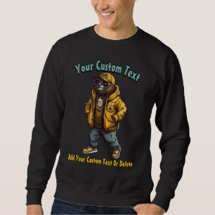 Sweatshirt Sloth Stylish Animal Fashion