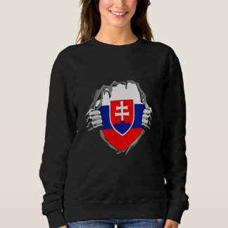 Sweatshirt Slovakia flag
