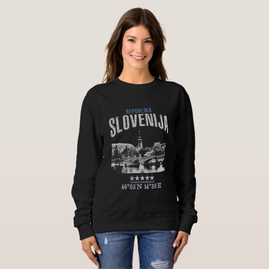 Sweatshirt Slovénie (Devant entier)
