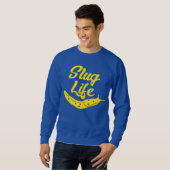 Sweatshirt Slug Life Funny Yellow Banana Slug Graphisme (Devant entier)