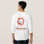 Sweatshirt Smash Punch Fist – Bold Strength Motivation Art (Dos entier)