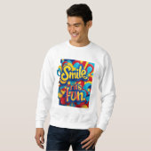 Sweatshirt "Smile & Shine" (Devant entier)