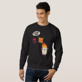 Sweatshirt Smores S'mores Guimauve Camping Cuisson Feu de cam (Devant entier)