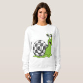 Sweatshirt Snack aux échecs avec échiquier (Devant entier)