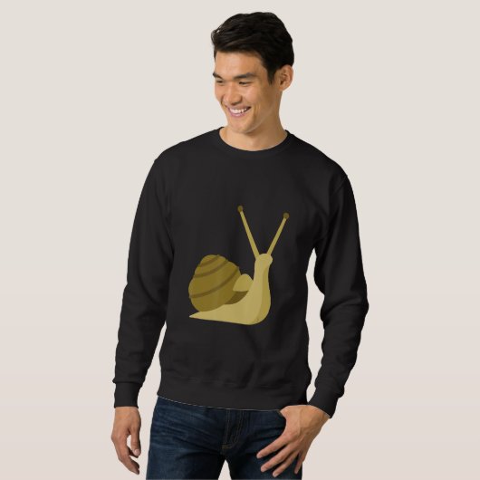 Sweatshirt Snail Shell Snails Lover Gastropods Shells Snail M (Devant entier)