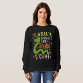 Sweatshirt Snakes and Coffee (Devant entier)
