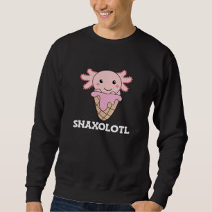 Sweatshirt Snaxolotl Axolotl Amateurs de doux animaux crème g
