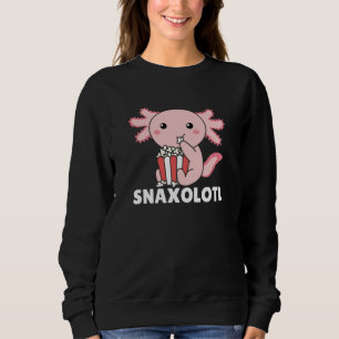 Sweatshirt Snaxolotl Axolotl Amateurs de doux animaux Popcorn