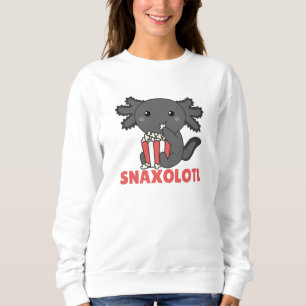 Sweatshirt Snaxolotl Axolotl Amateurs de doux animaux Popcorn
