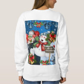 Sweatshirt Sneeuwman Elf (Achterkant)