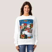 Sweatshirt Sneeuwman Elf (Voorkant volledig)