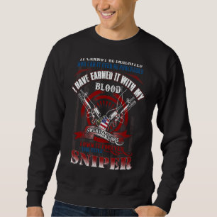 Sweatshirt Sniper militaire tireur